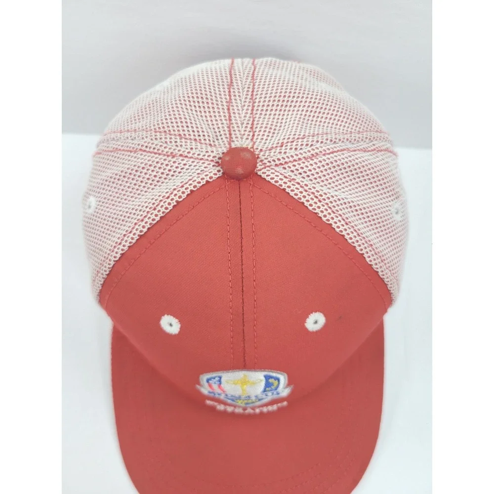 Ahead Ryder Cup 2020 Whistling Straits Red Mesh Trucker Hat UPF 50+ Adjustable